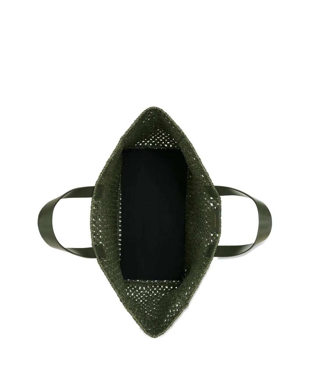 Anine Bing Green Large Rio Tote