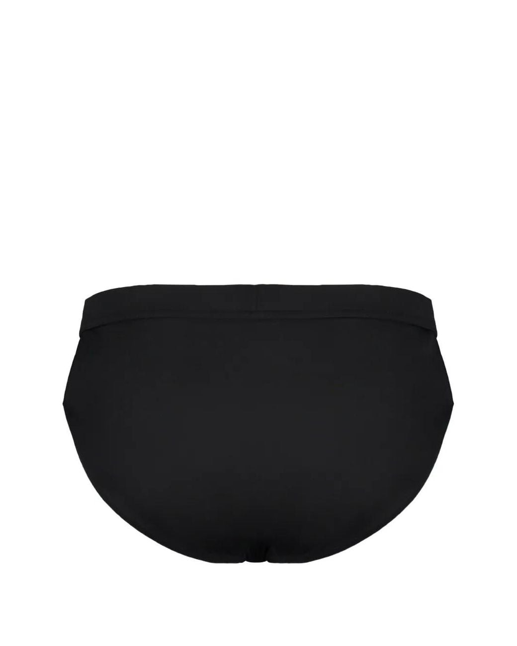 Iceberg Black Logo-Patch Swim Briefs for men