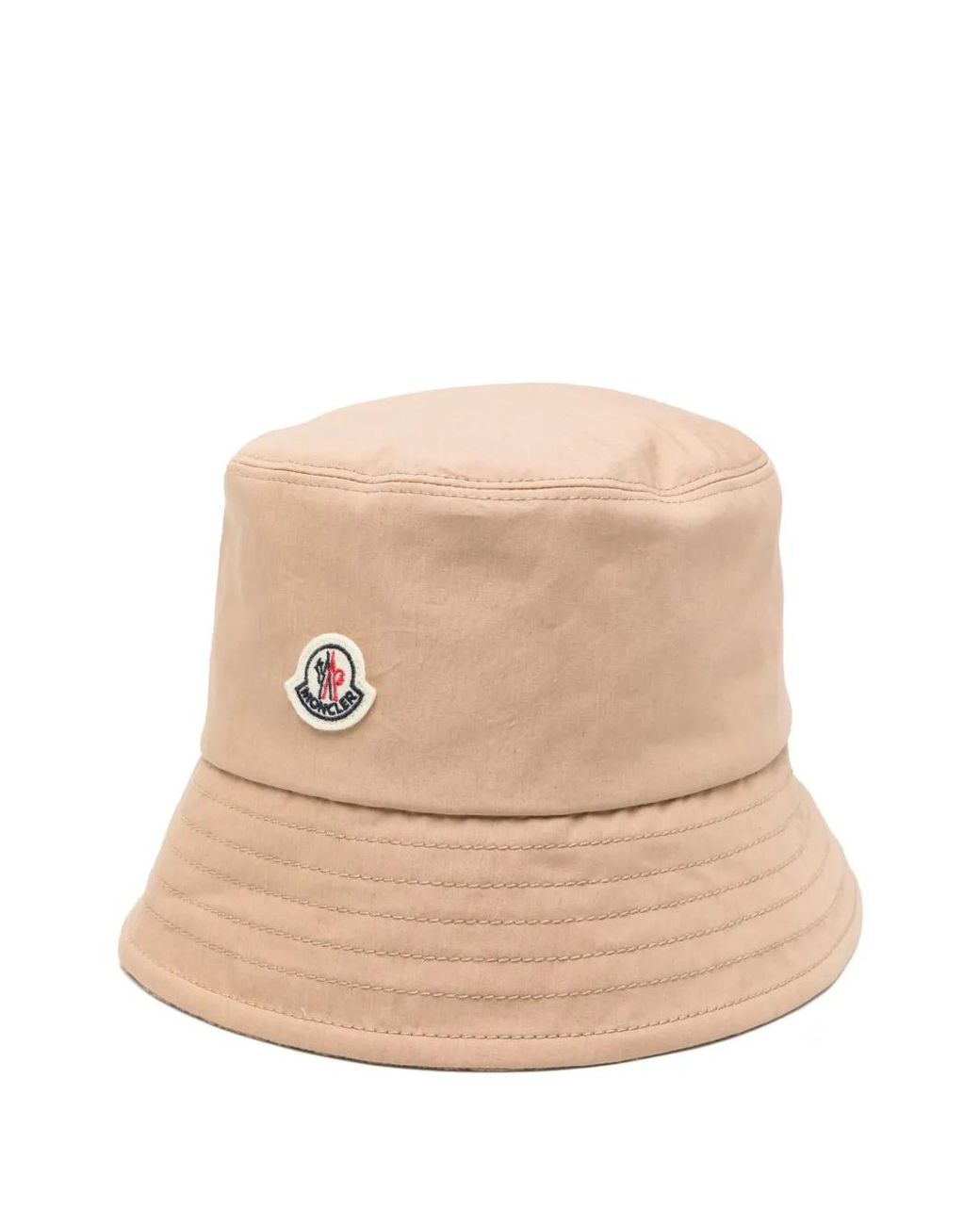 Sombrero De Pescador Con Parche Del Logo Moncler de color Natural