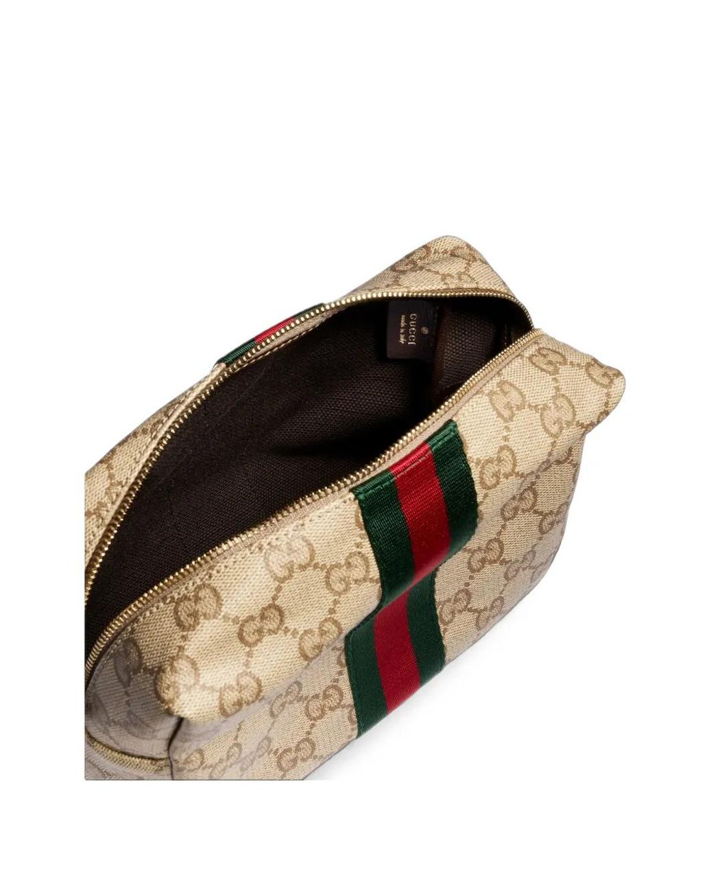Gucci Metallic Mini Gg Supreme Web Shoulder Bag