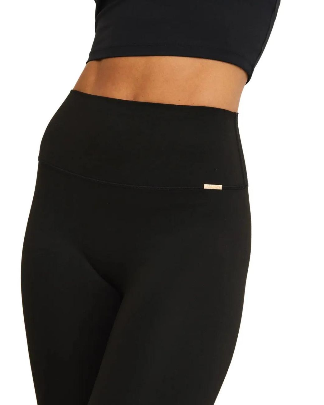 AMADAWEAR Black Bonita High-Waisted Leggings