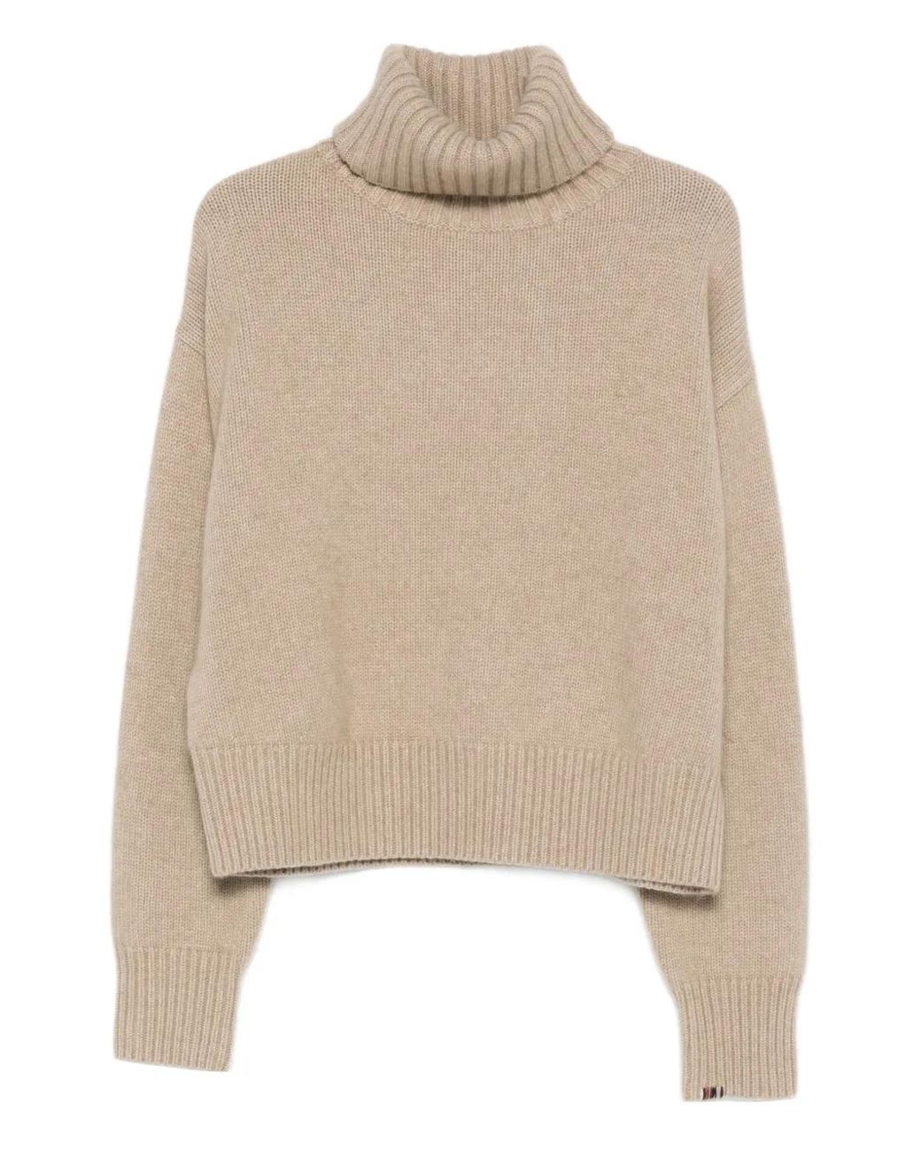 Extreme Cashmere Natural Roll-Neck Sweater