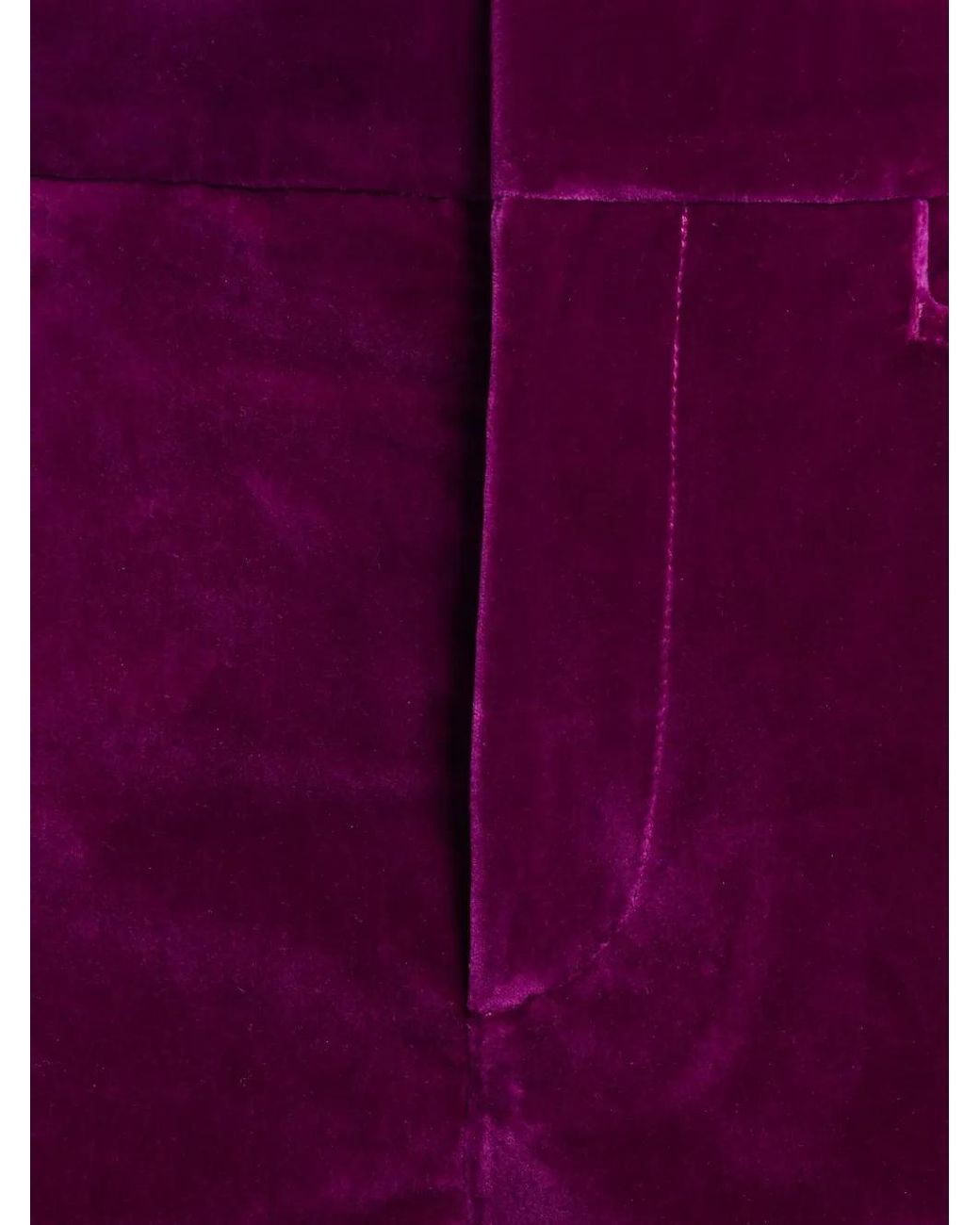 Tom Ford Purple Velvet Flare Trousers