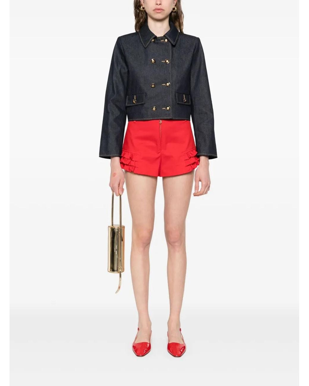 Sandro Black Denim Jacket