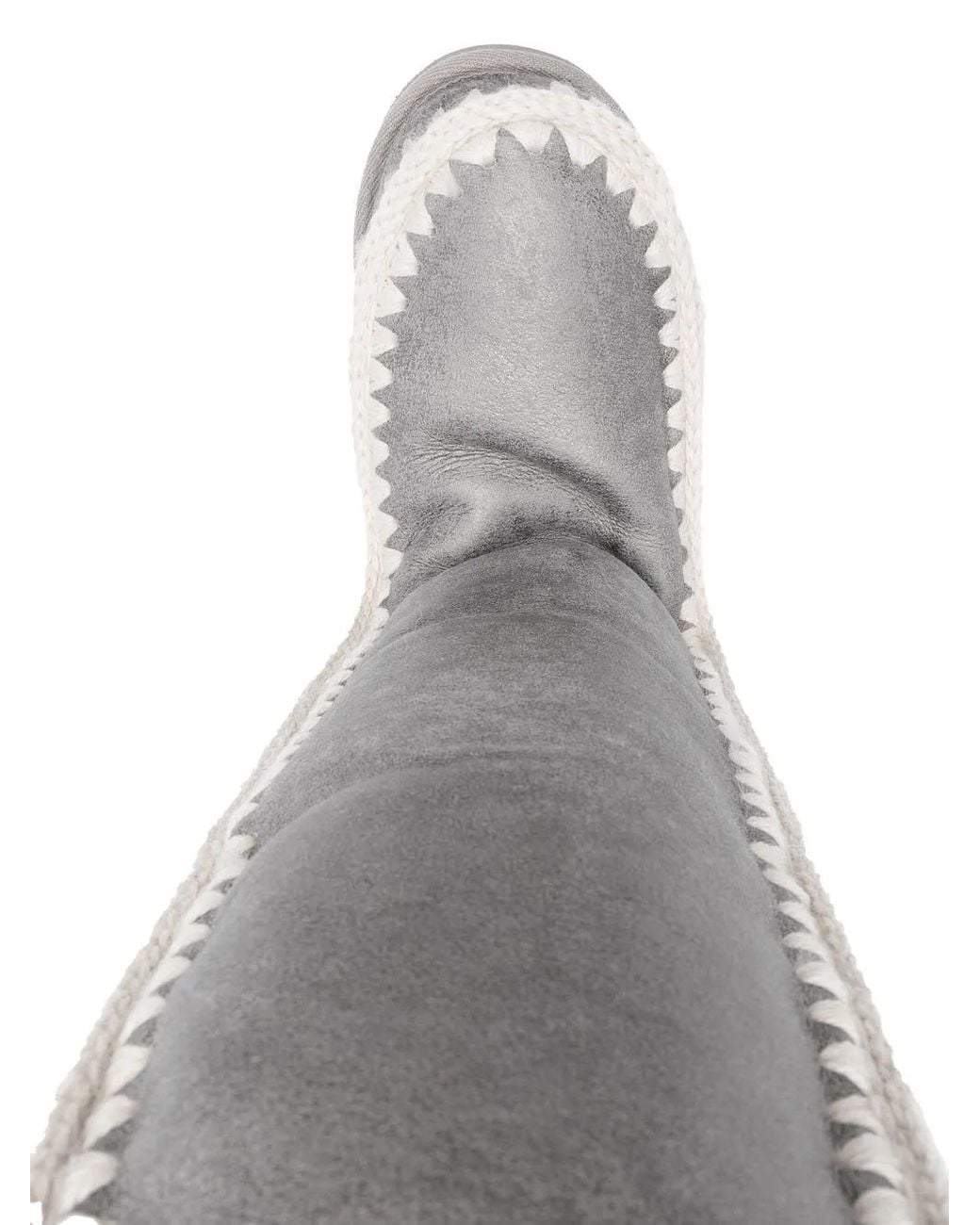 Mou Gray 40 Knee-Length Boots