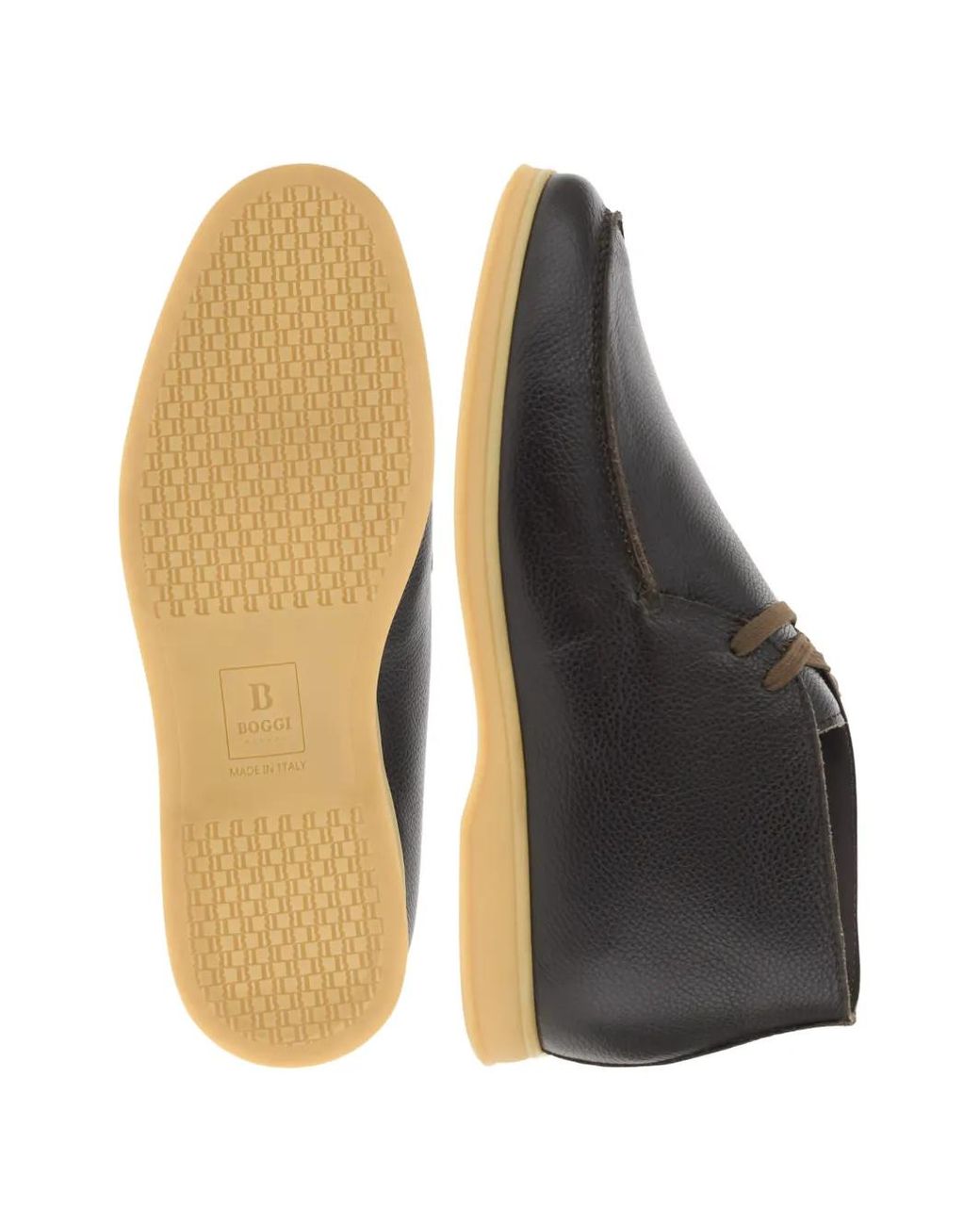 Boggi Black Ankle Boots for men