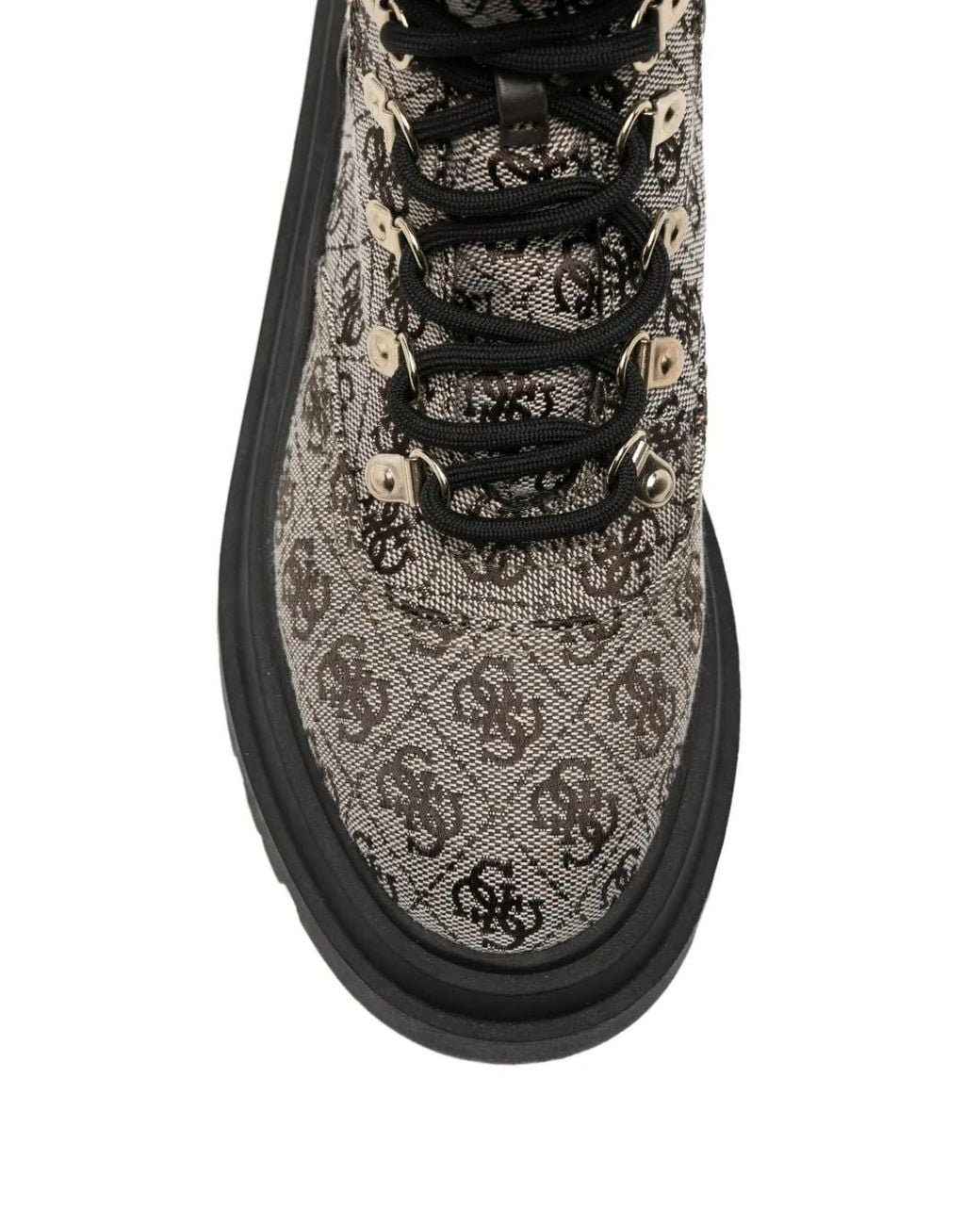 Guess Black Vaney Combat Boots