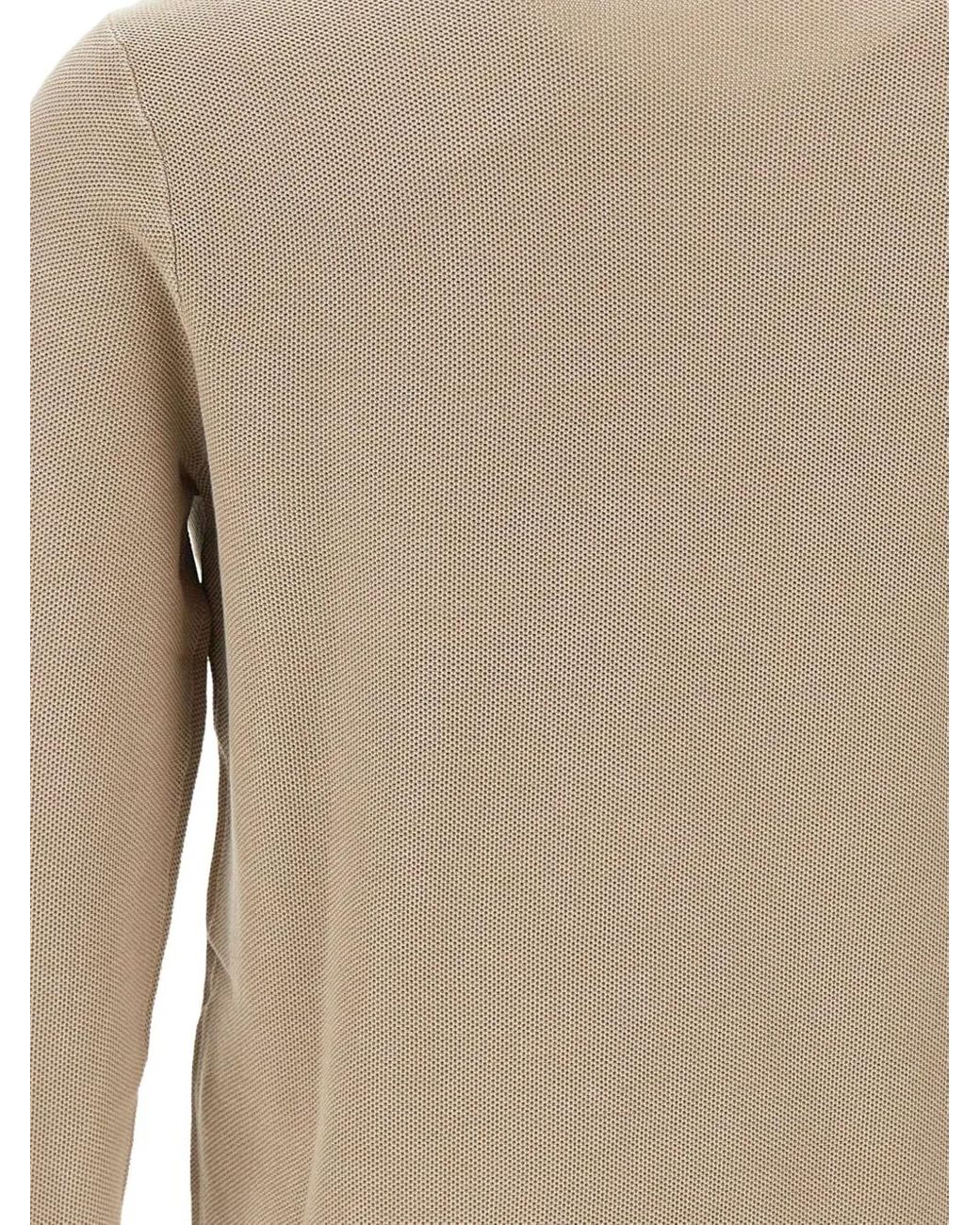 Pull Côtelé À Col Rond Sun 68 pour homme en coloris White