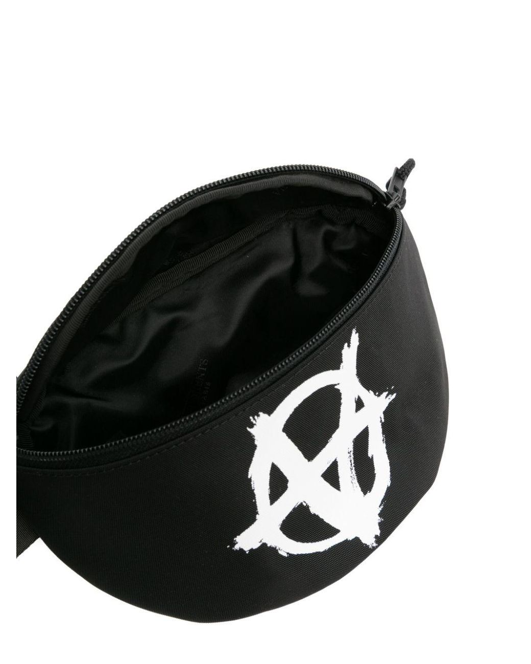 Buy VETEMENTS men logo black belt bag for $585 online on SV77,  UE63BA500B/1100