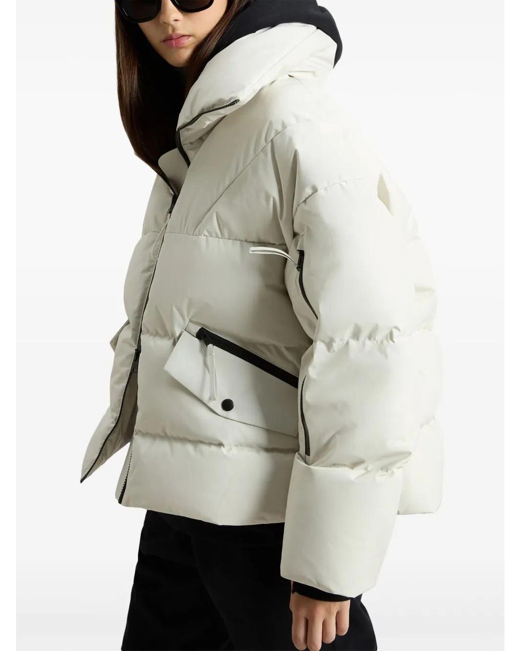 Woolrich Natural Oversize Padded Jacket