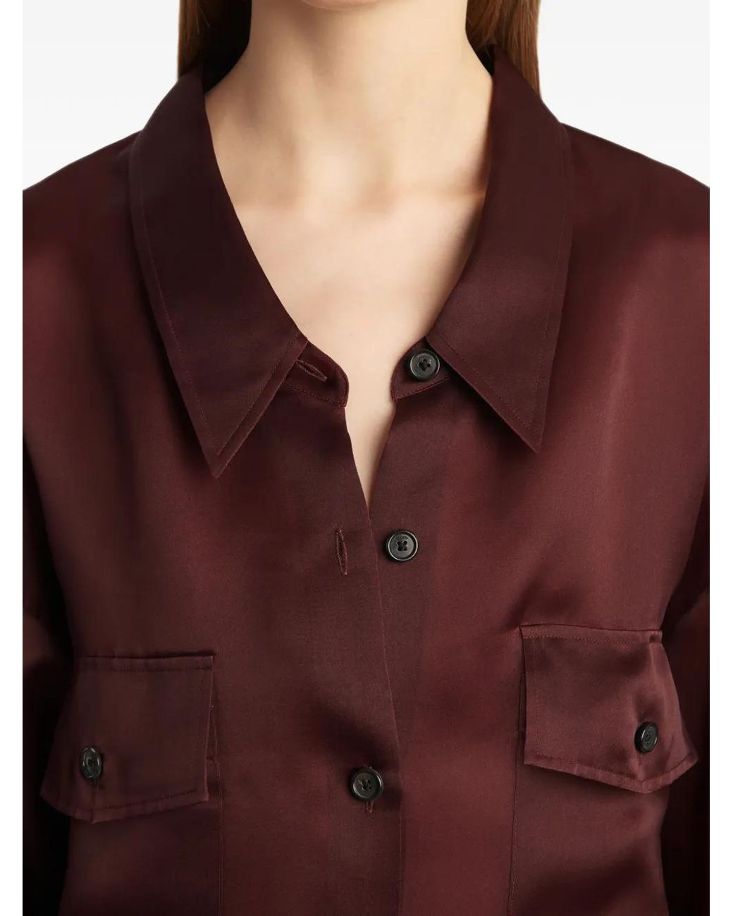 Khaite Purple Matteo Top Almandine