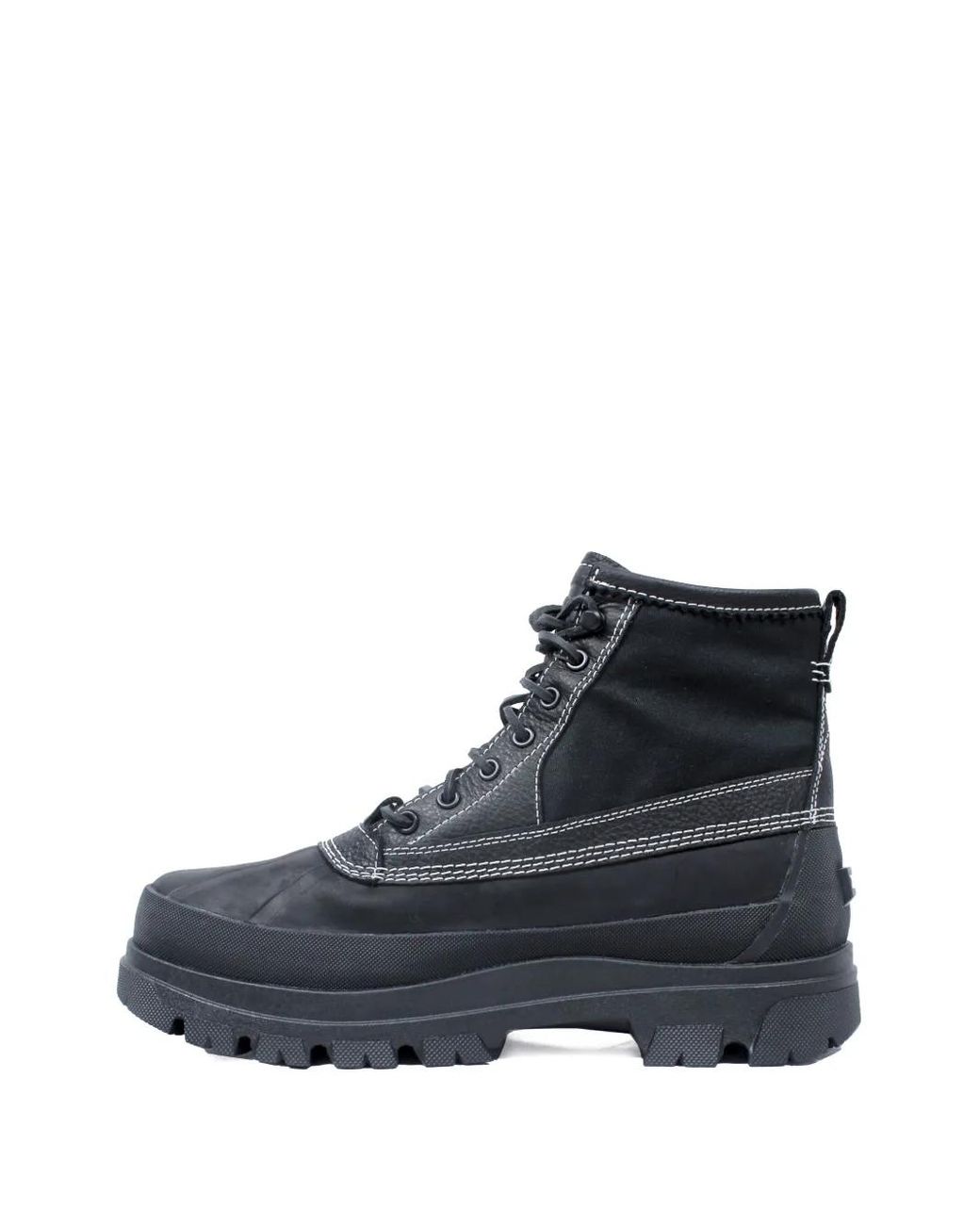 Neighborhood Black Panelled Boots for men