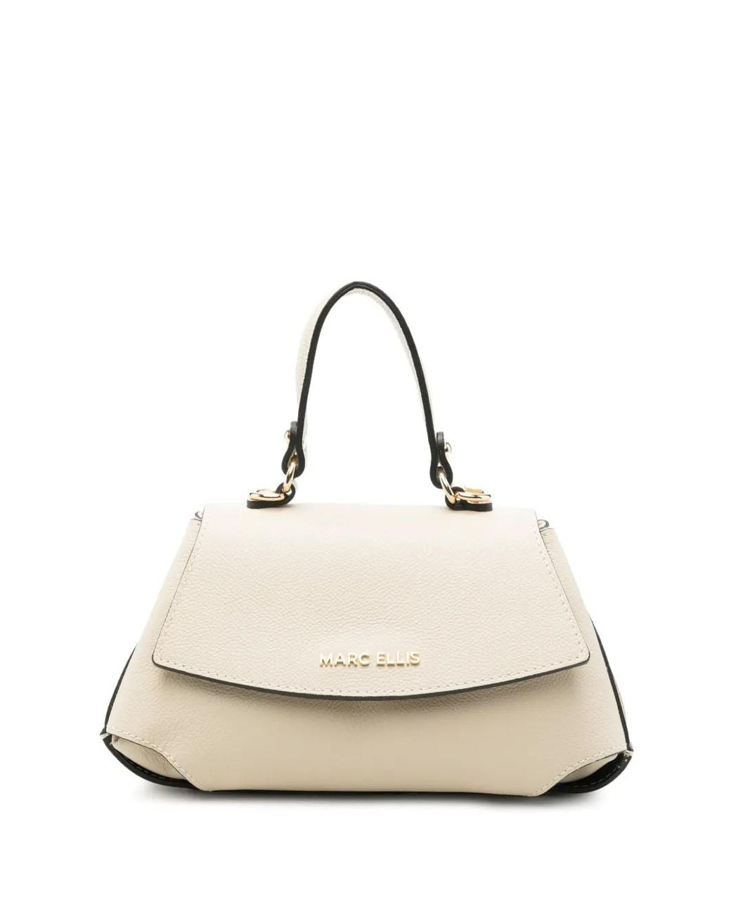 Marc Ellis Natural Spency Grainy-Leather Tote Bag