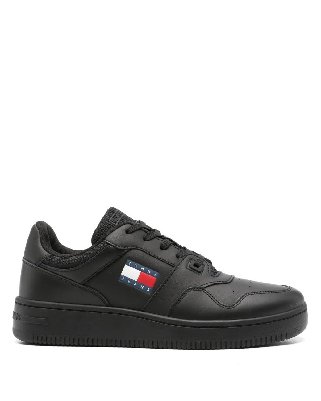 Tommy Hilfiger Black Retro Low-Tops Sneakers for men