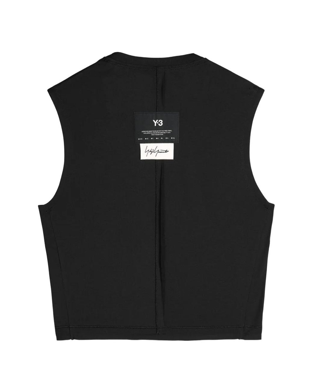 Y-3 Black W Run C Tank Rc