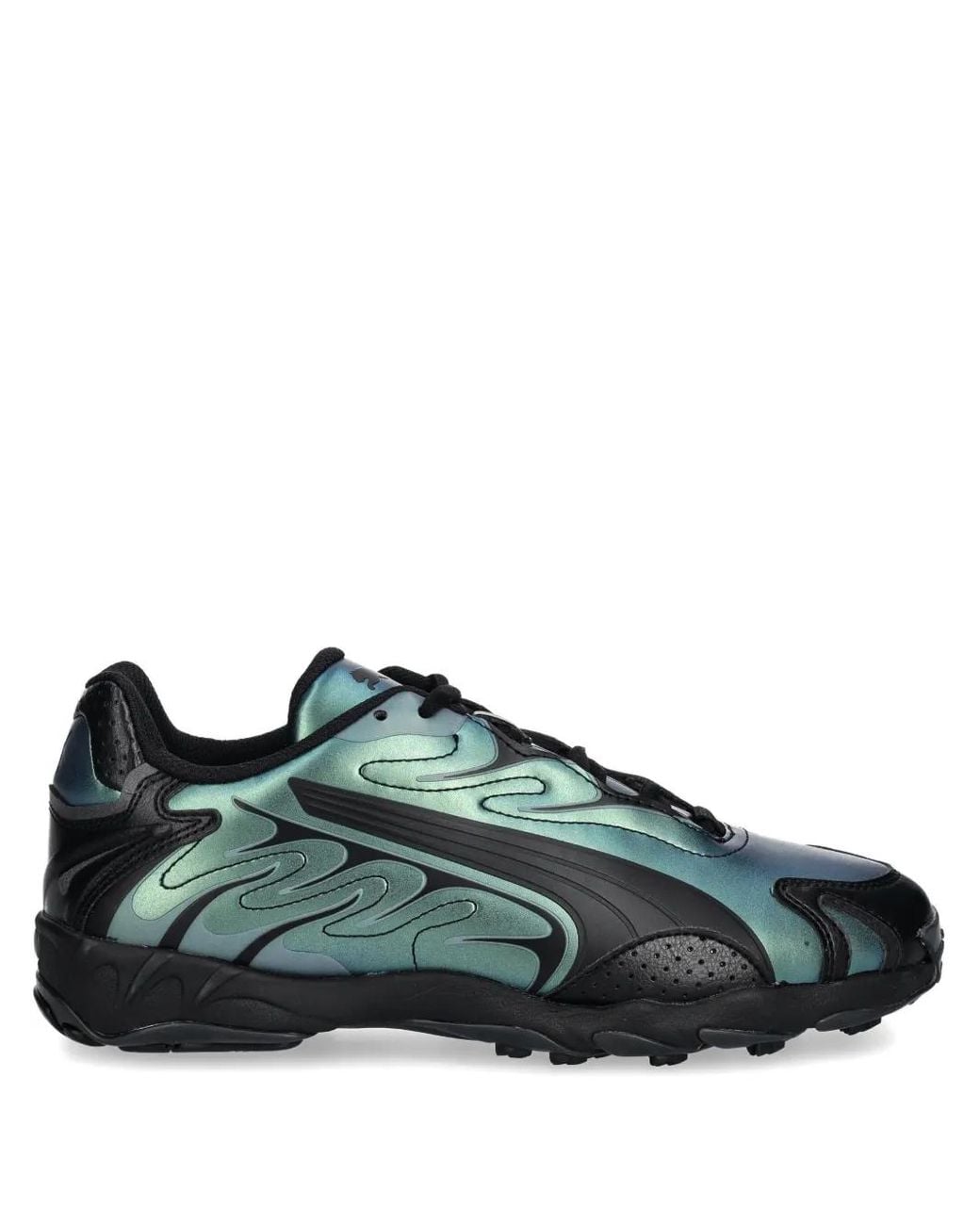 PUMA Green Inhale Color Shifting Sneakers