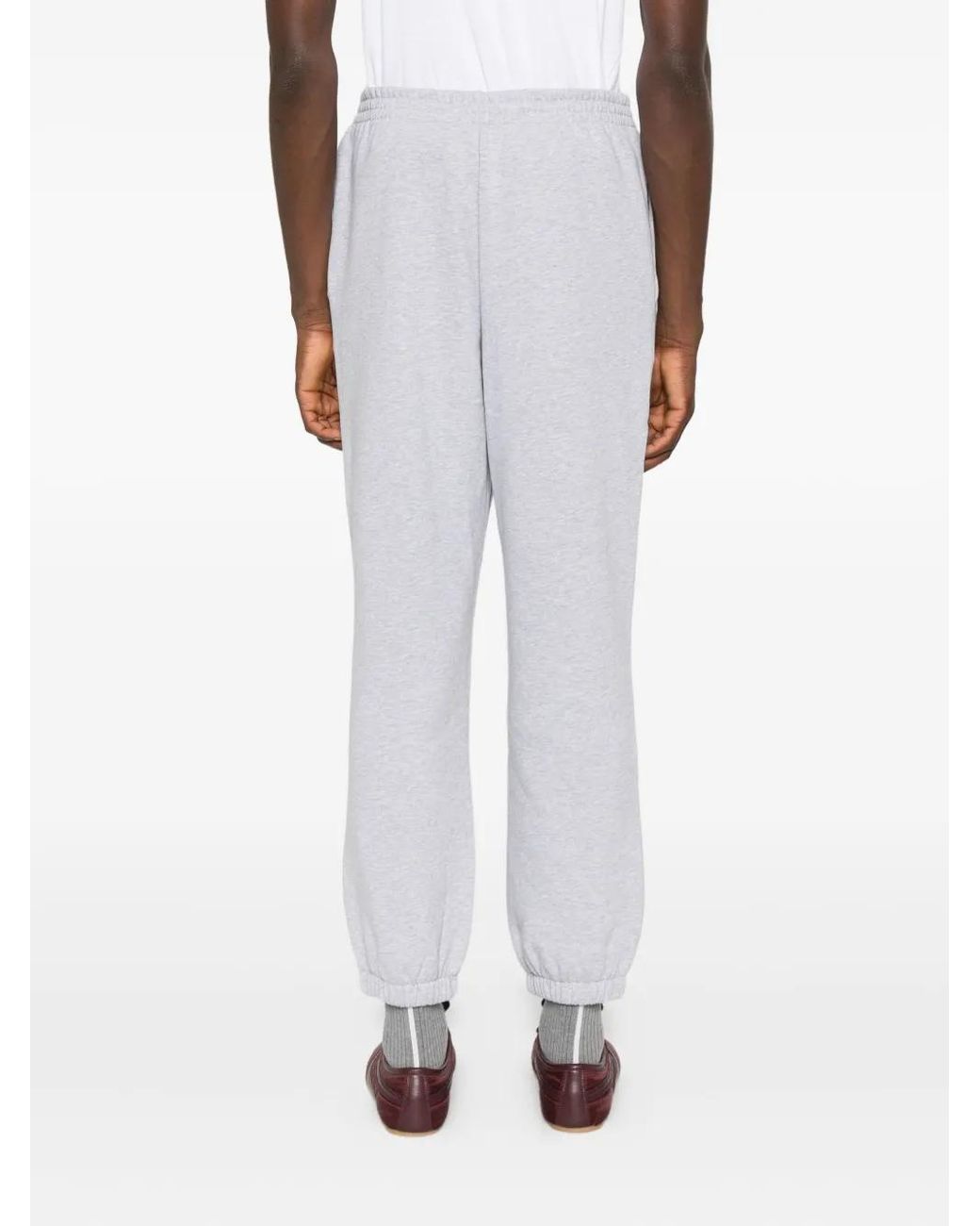 Lacoste White Cotton-Blend Pants for men