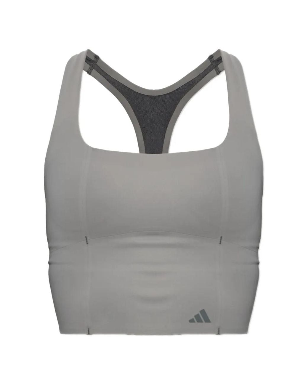 Adidas Gray X Entire Studios Optime Training Medium Support Bra Tank