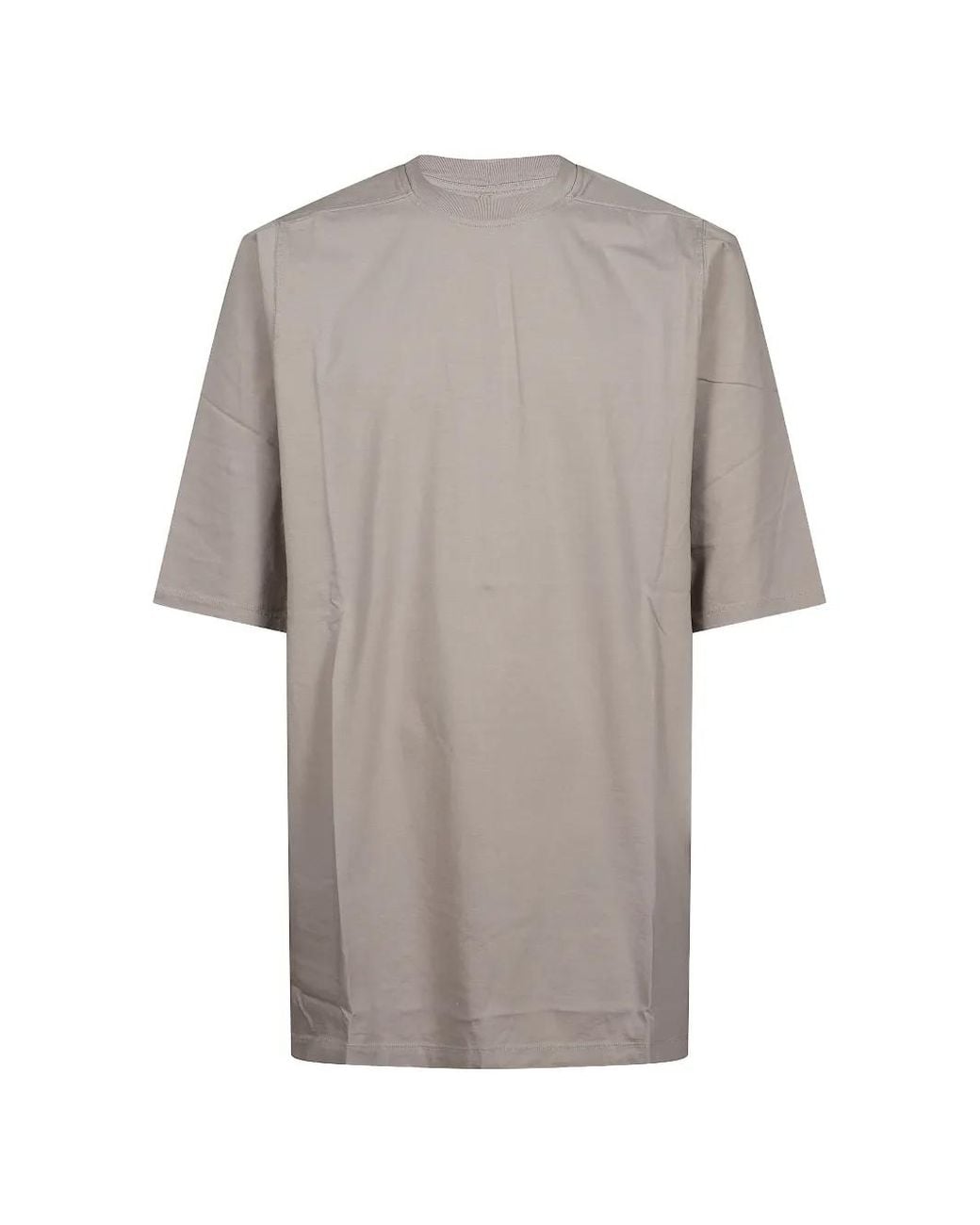 Rick Owens Gray Jumbo Ss T-Shirt for men
