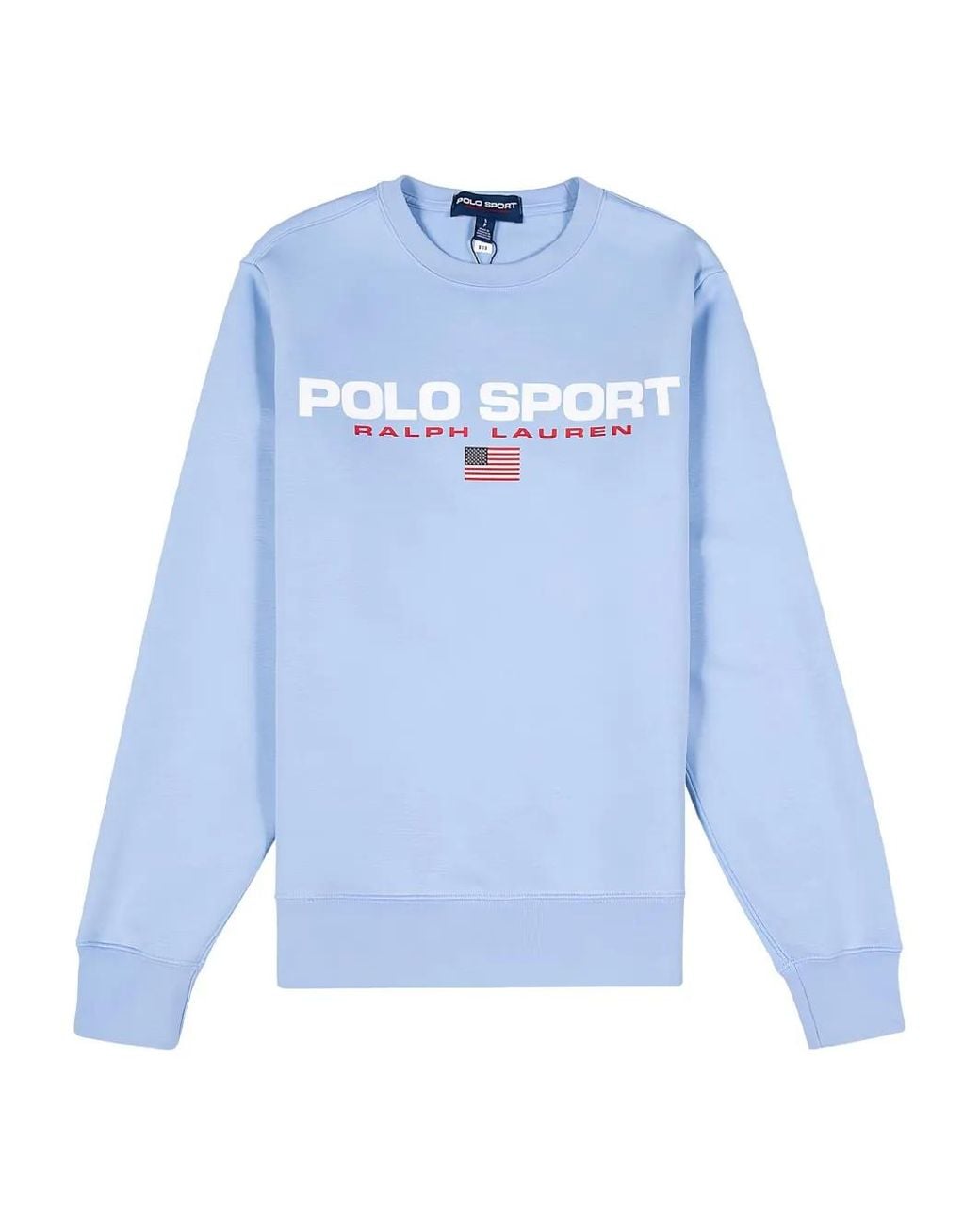 Polo Ralph Lauren Blue Polo Sport-Print Sweatshirt for men