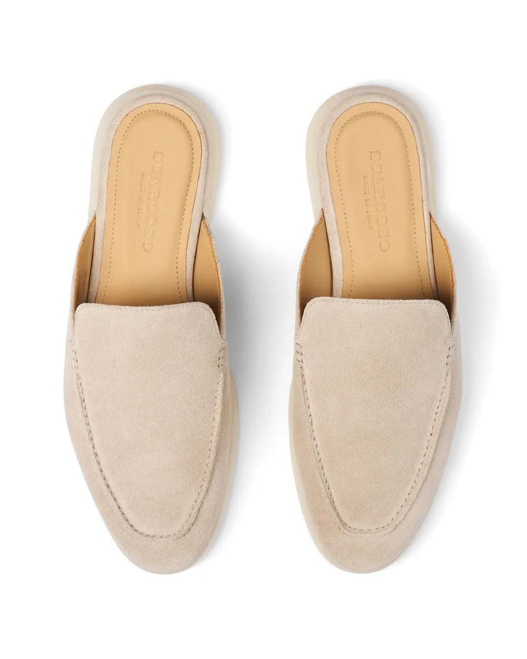 Scarosso Lucrezio Mules in White für Herren