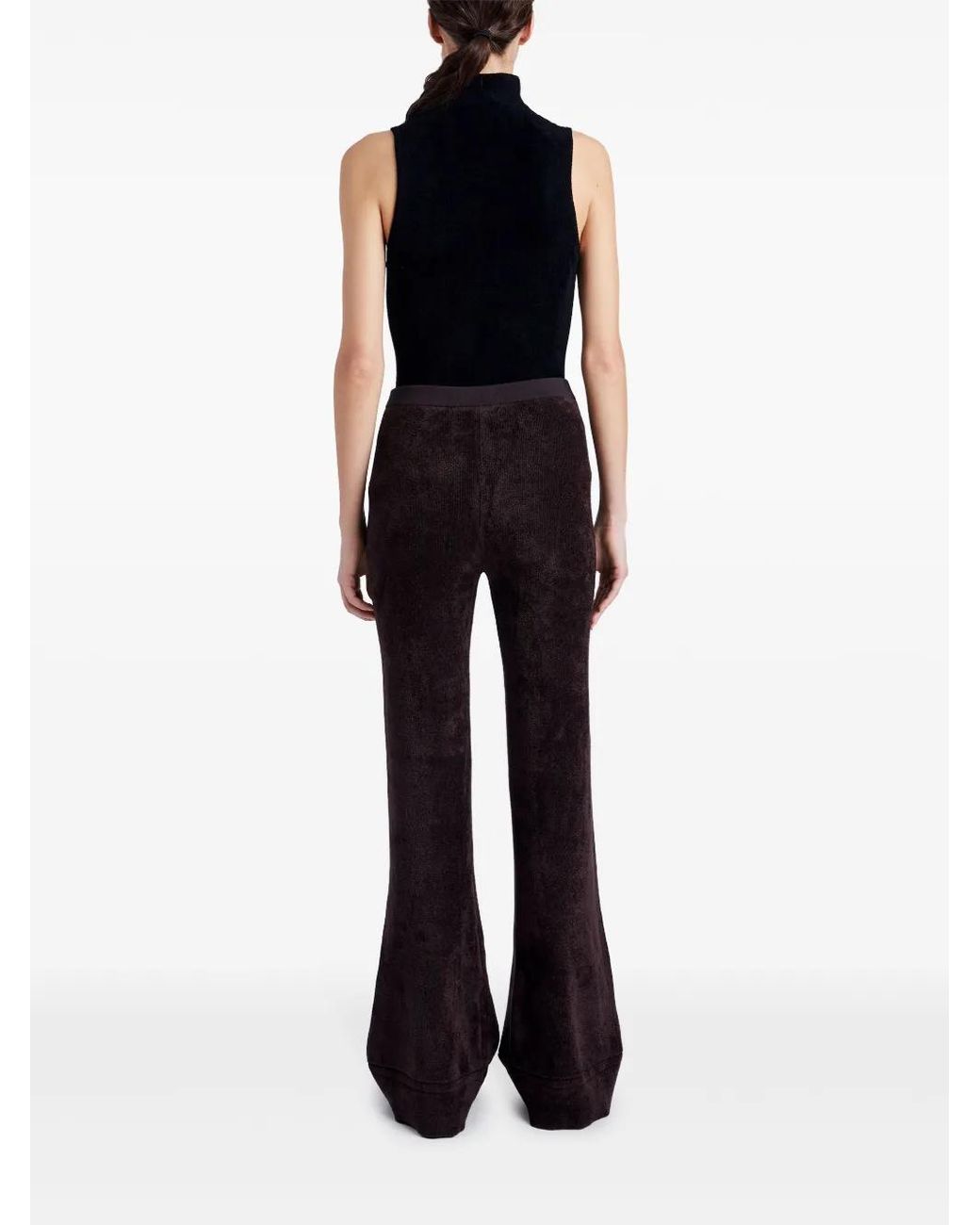 Proenza Schouler Blue Evie Flared Knit Pant