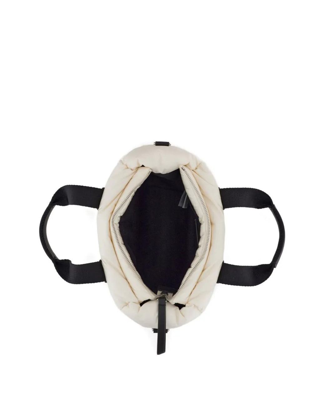 Moncler White Caradoc Padded Top-Handle Shoulder Bag
