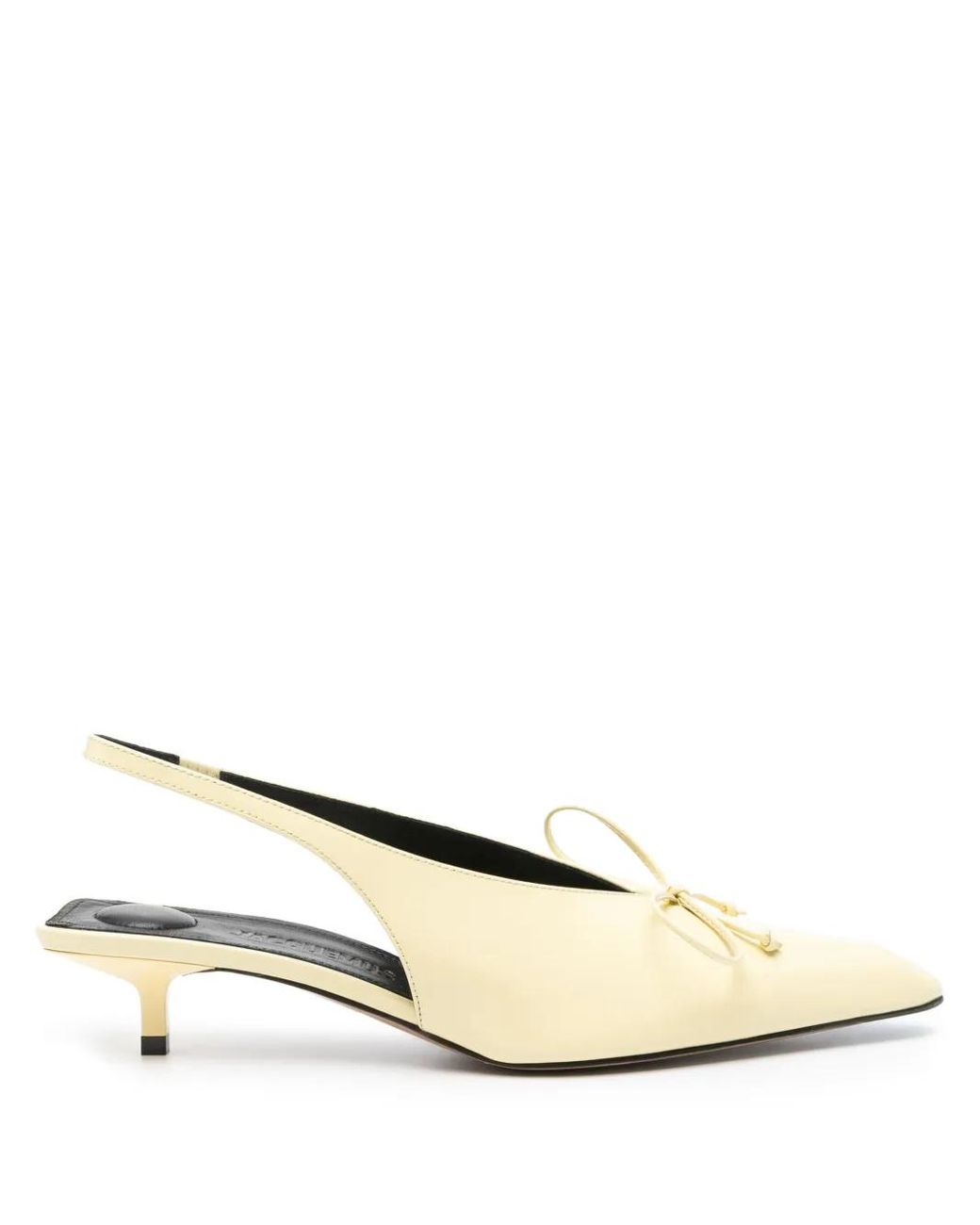 パンプス JACQUEMUS WOMEN Les Cubisto Banane B Slingbacks Yellow JACQUEMUS WOMEN Les Cubisto Banane B Slingbacks Yellow