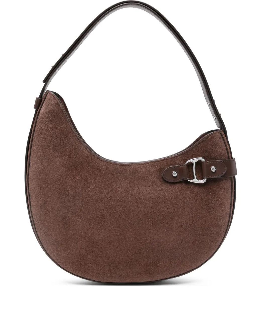 Ralph Lauren Brown "Tasha" Large Shoulder Bag