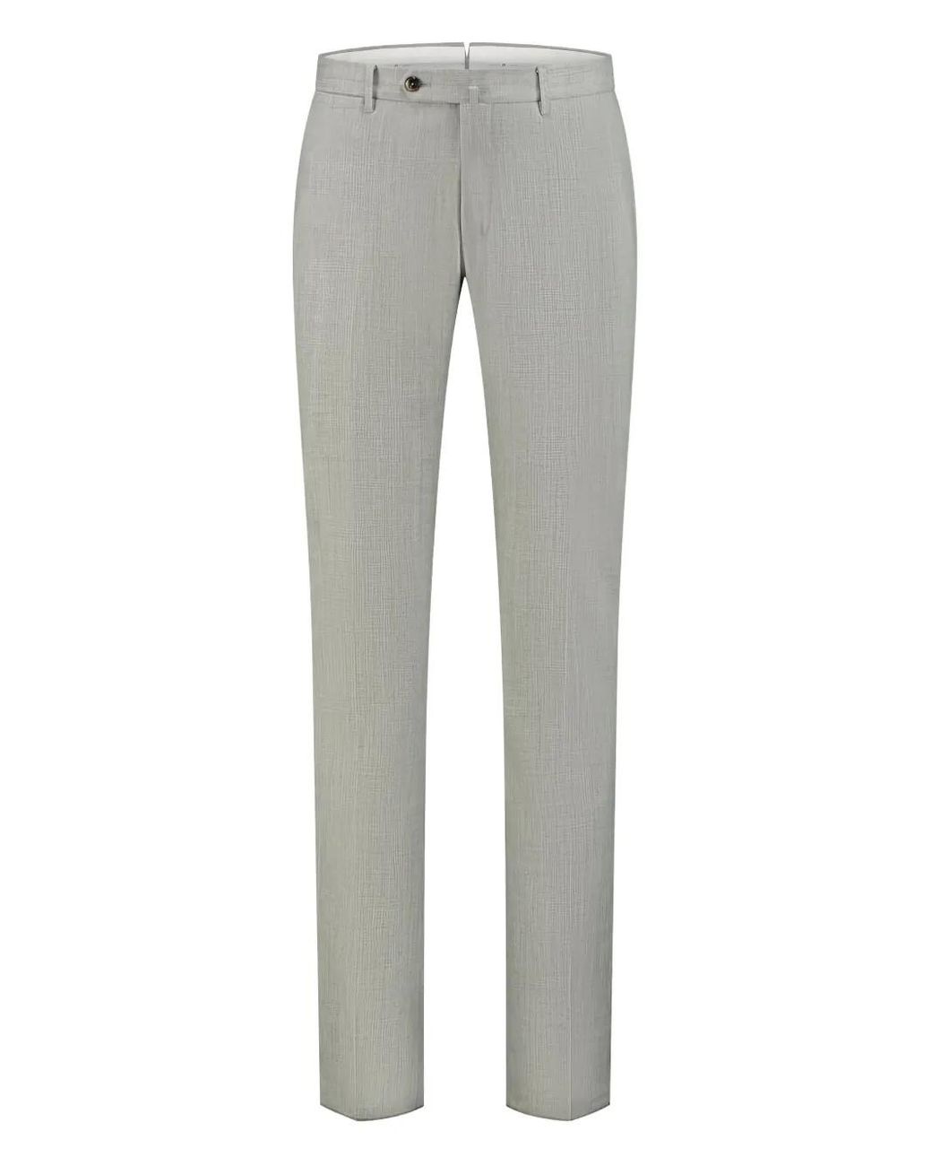 PT Torino Gray Button-Fastening Trousers for men