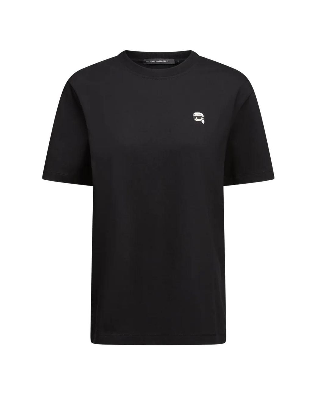 Karl Lagerfeld Black Ikon Klub T-Shirt