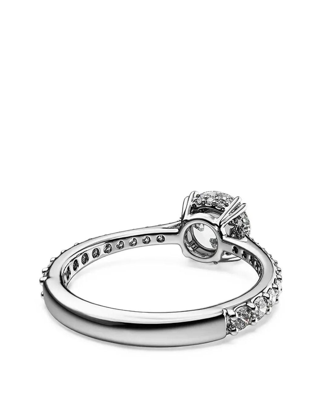 Swarovski White Stilla Crystal-Embellished Solitaire Ring
