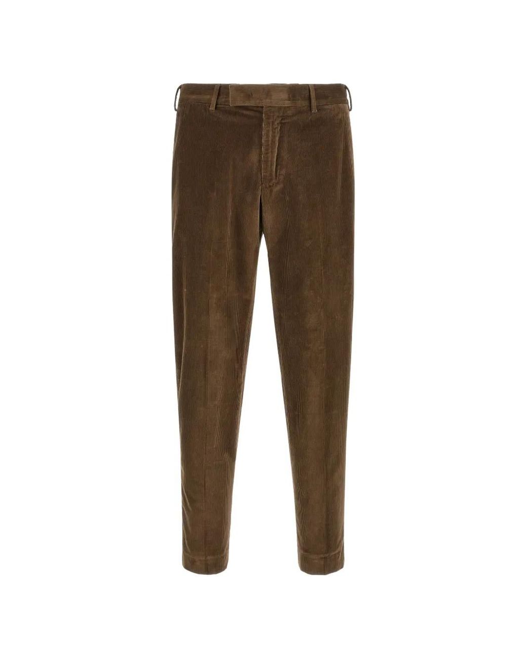 PT Torino Brown The Rebel Corduroy Trousers for men