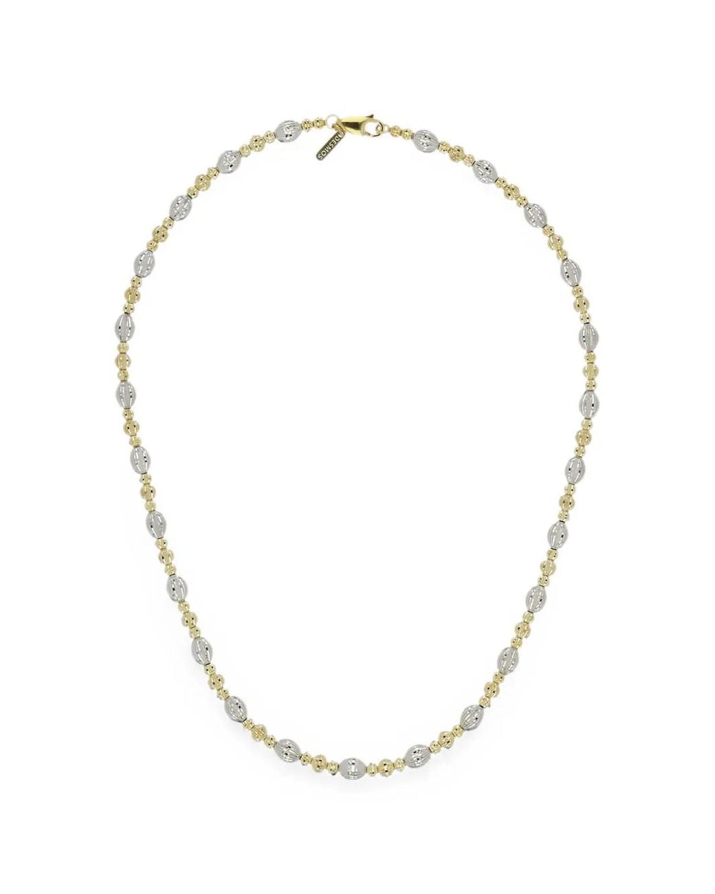Collier Crystal Bloom Desmo en coloris Metallic
