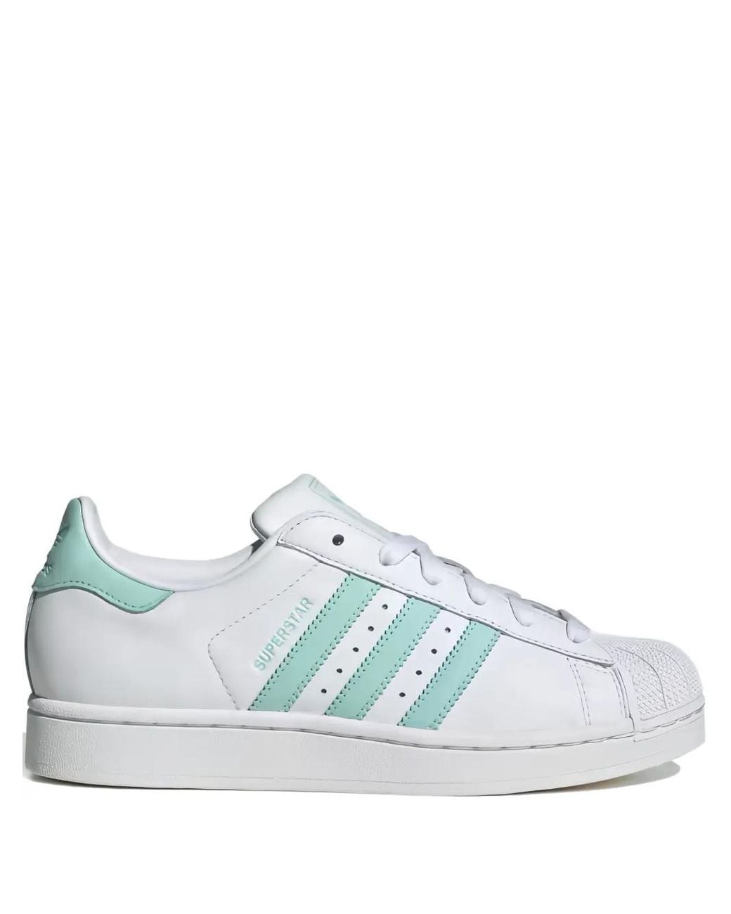 Adidas Blue Superstar Ii Striped Sneakers