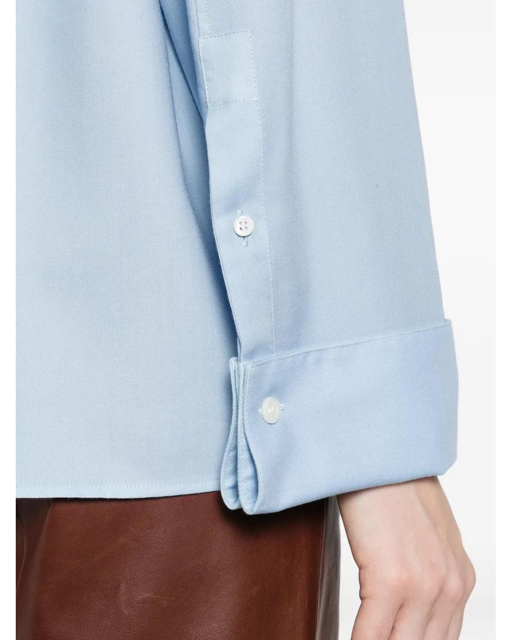 Loewe Blue Buttoned Shirt