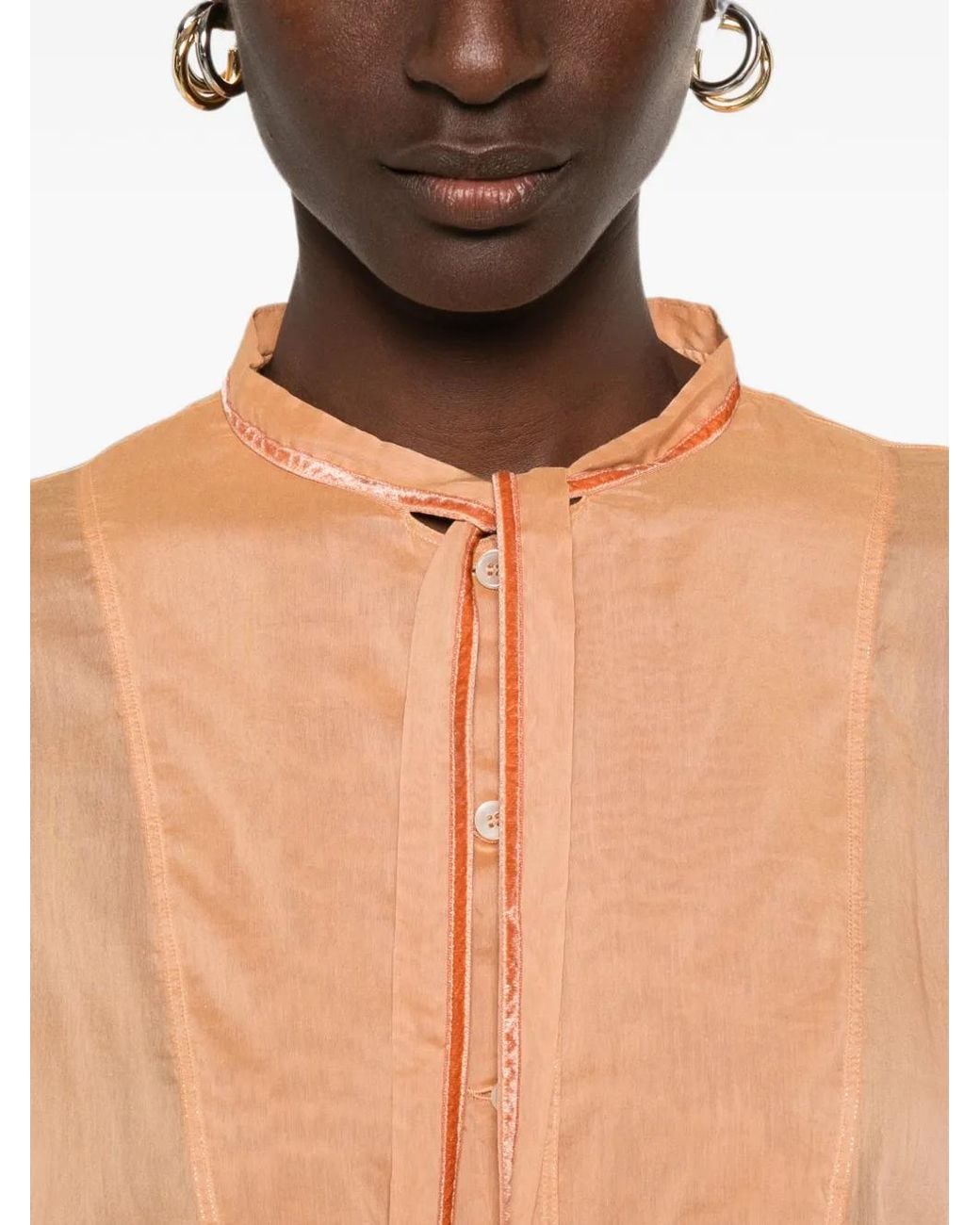 Forte_forte Natural Chemise À Manches Longues