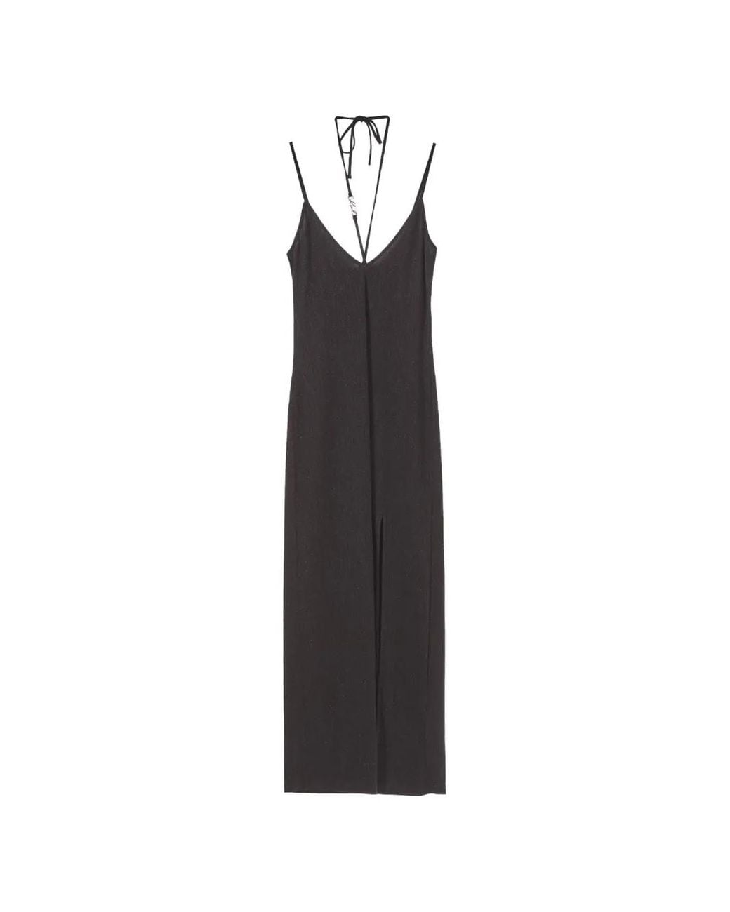 Karl Lagerfeld White Karl Dna Shine Halter Dress