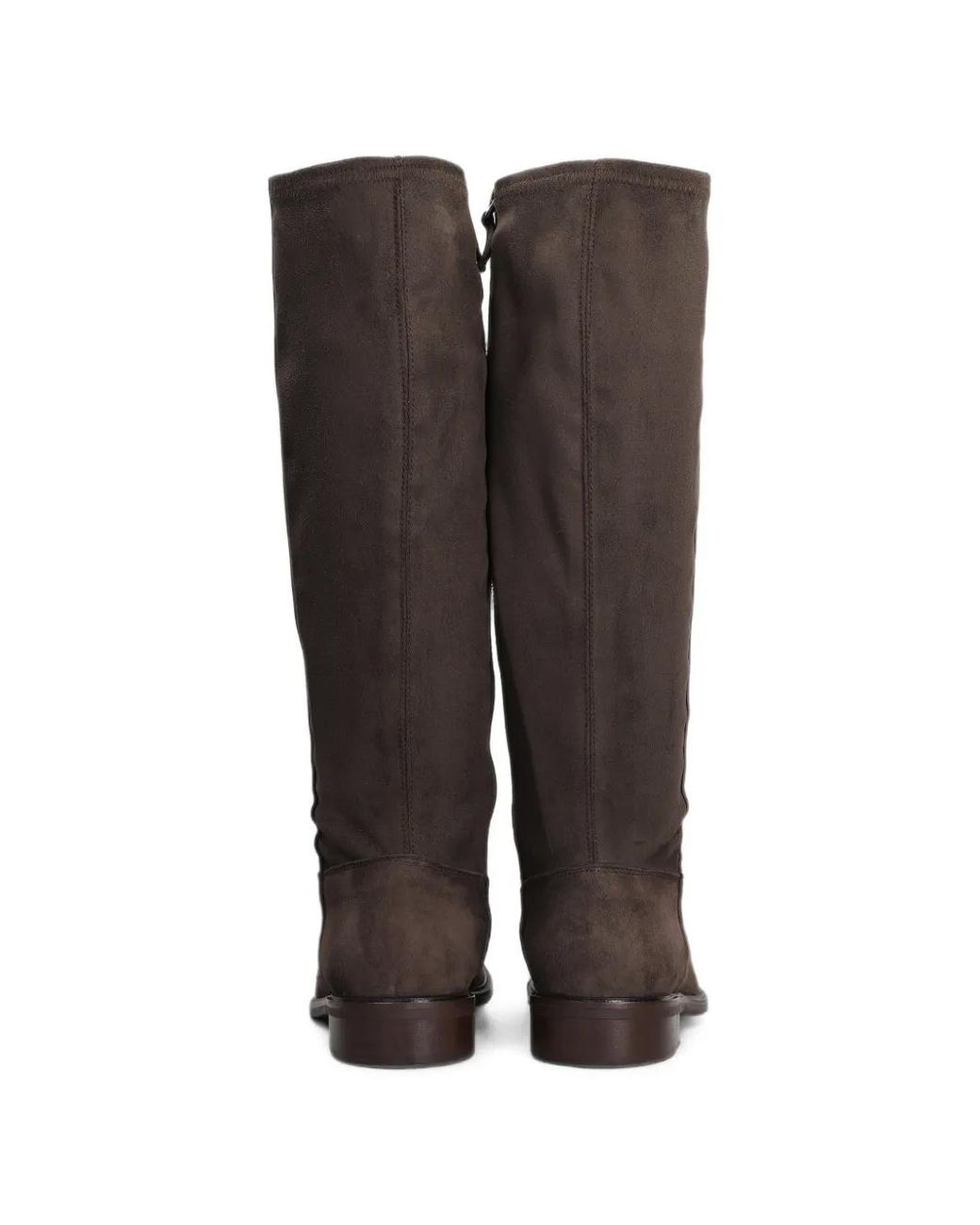 Julie Dee Brown Suede Knee-High Boots