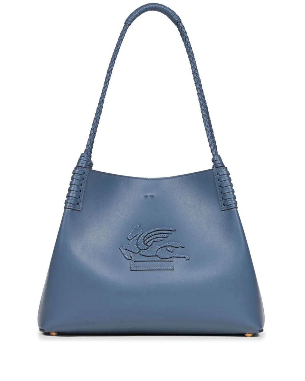 Etro Blue Small Libra Tote Bag