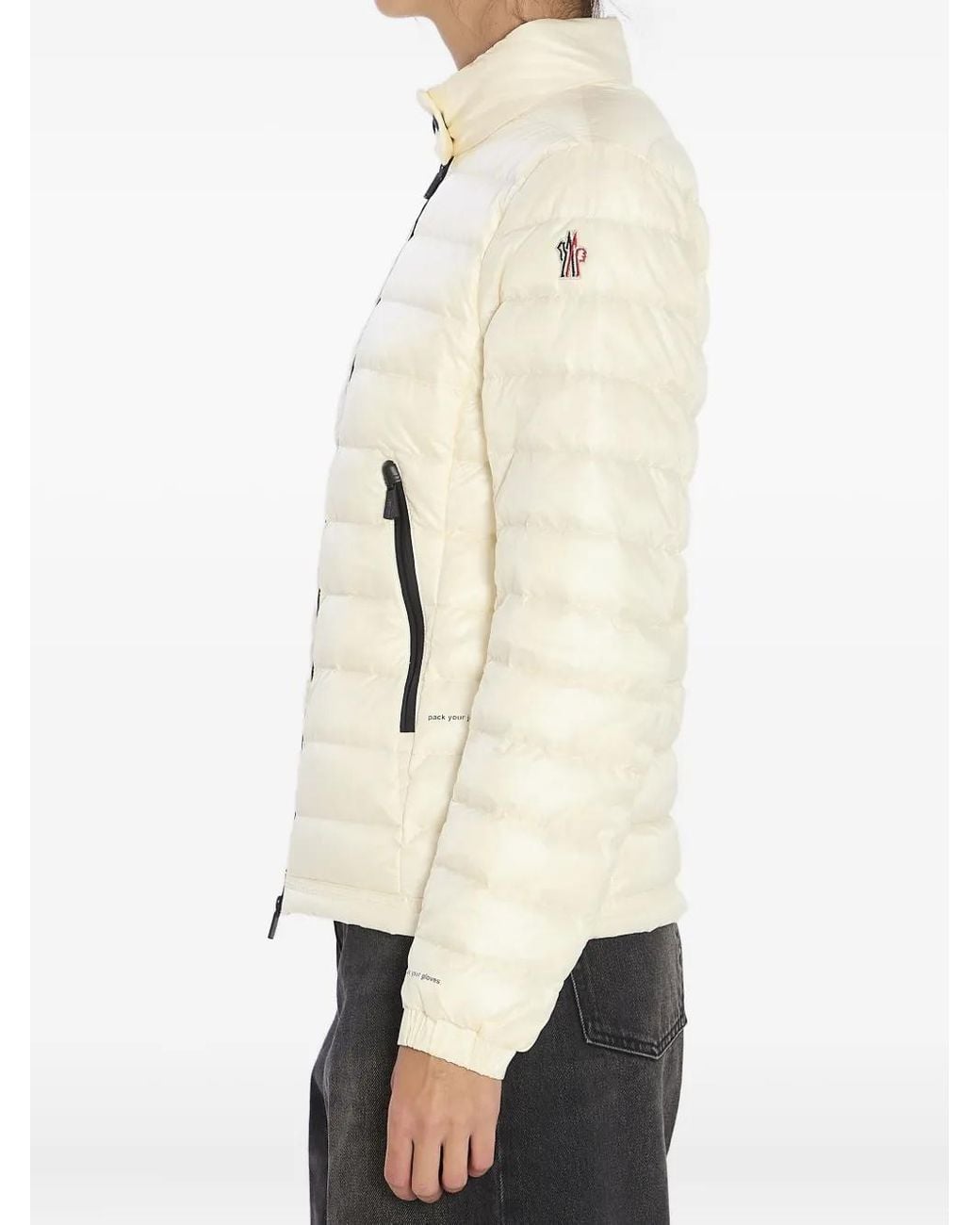 Moncler Natural Walibi Packable Short Down Jacket
