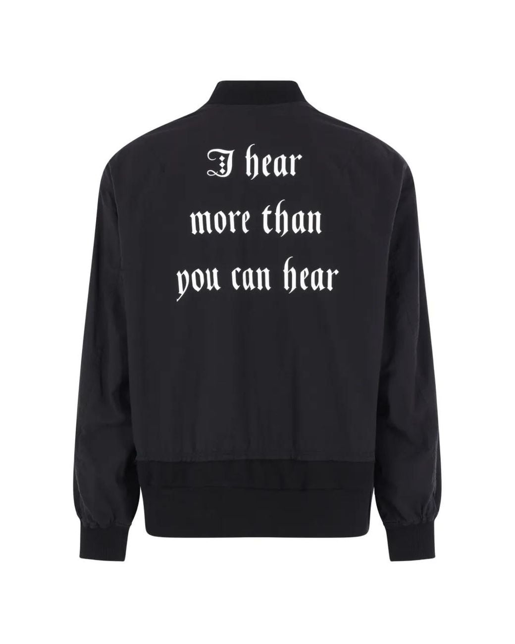 Undercover Black Full-Zip Cotton Jacket for men