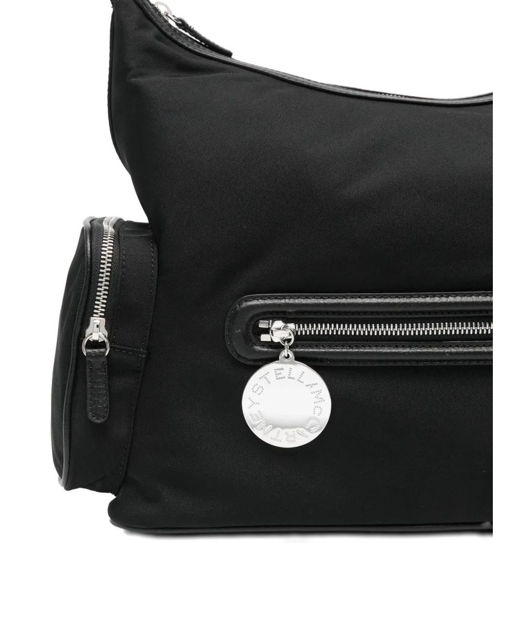 Stella McCartney Black Dartmoor Nylon Shoulder Bag