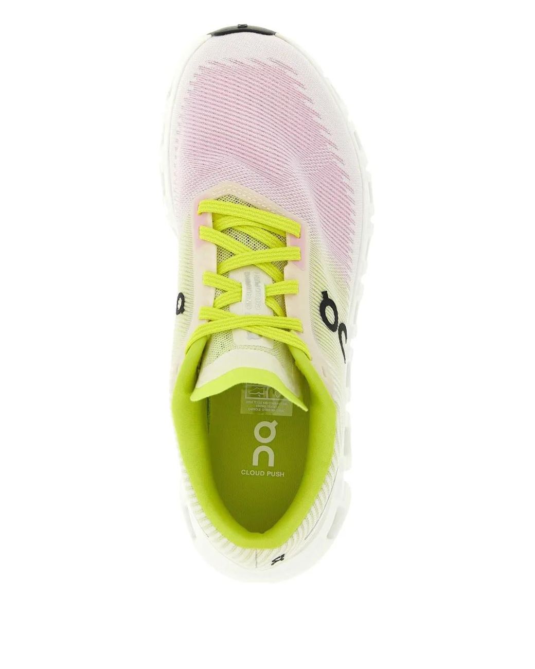 On Shoes White Cloud 6 Push Sneakers