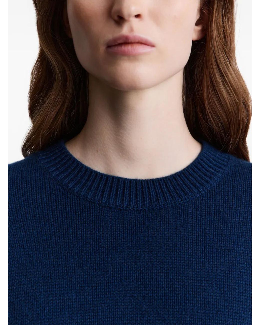 12 STOREEZ Blue Luna Knitted Sweater