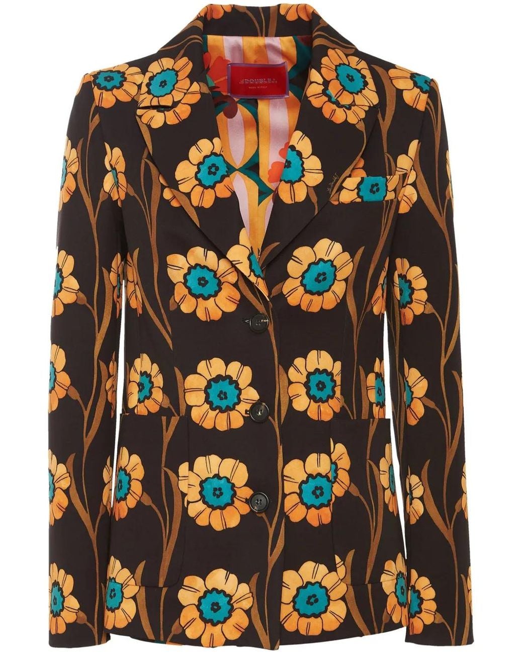 LaDoubleJ Black Daisy Chain 24/7 Blazer