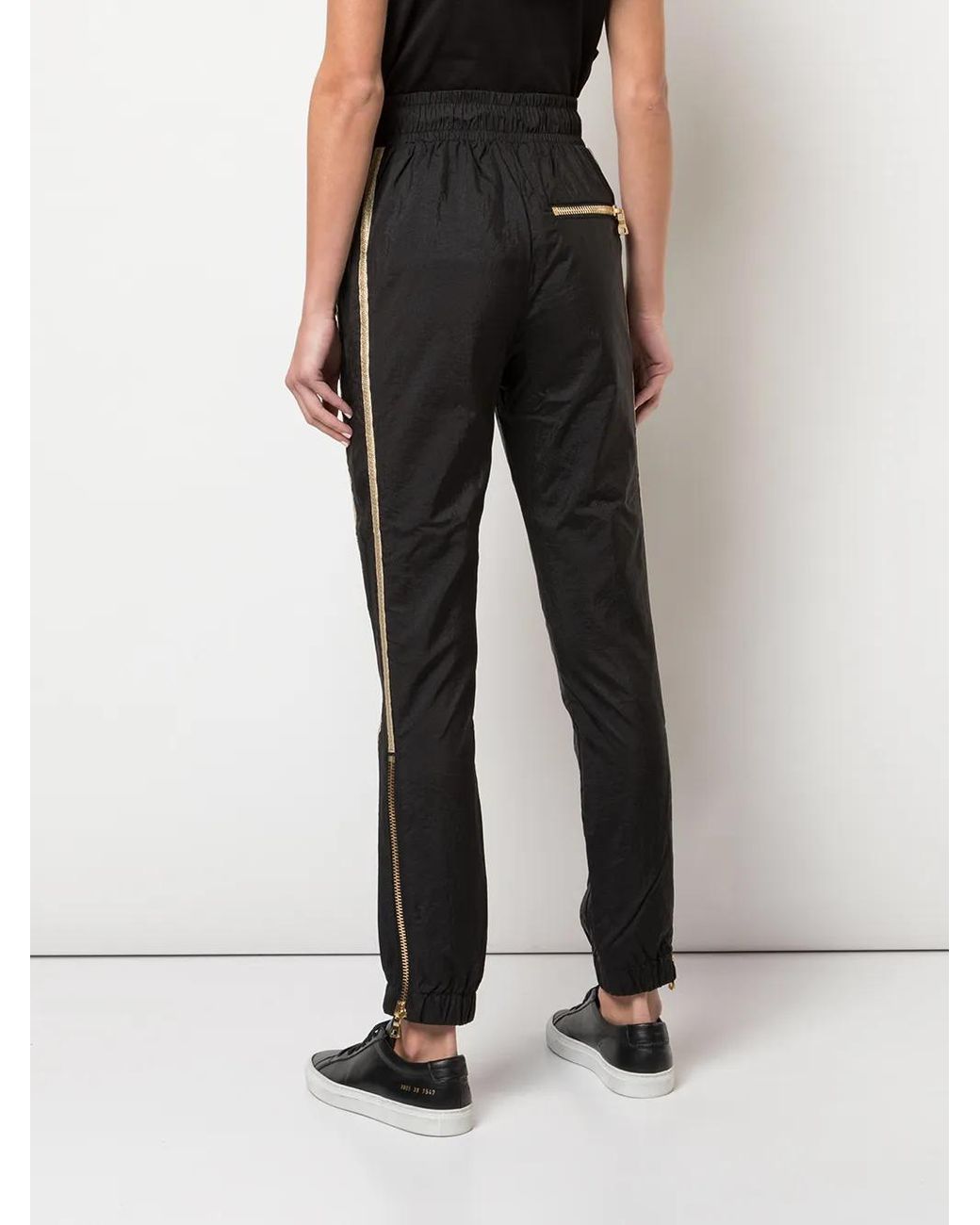 PUMA X Balmain Trainingsbroek Met Zijstreep in het Black voor heren
