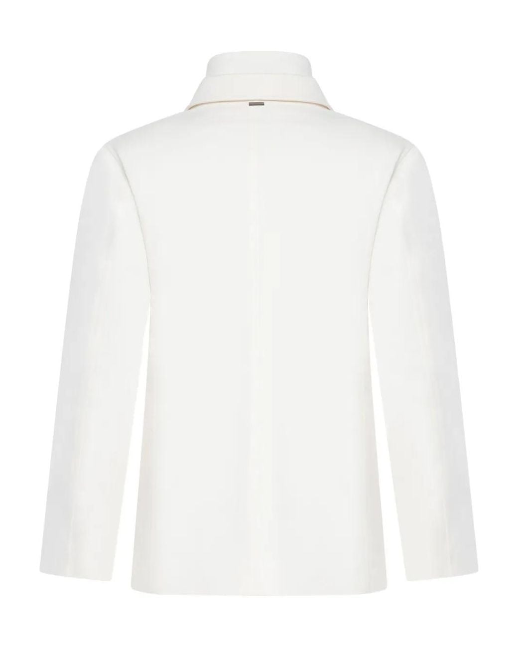 Herno White Button Blazer for men