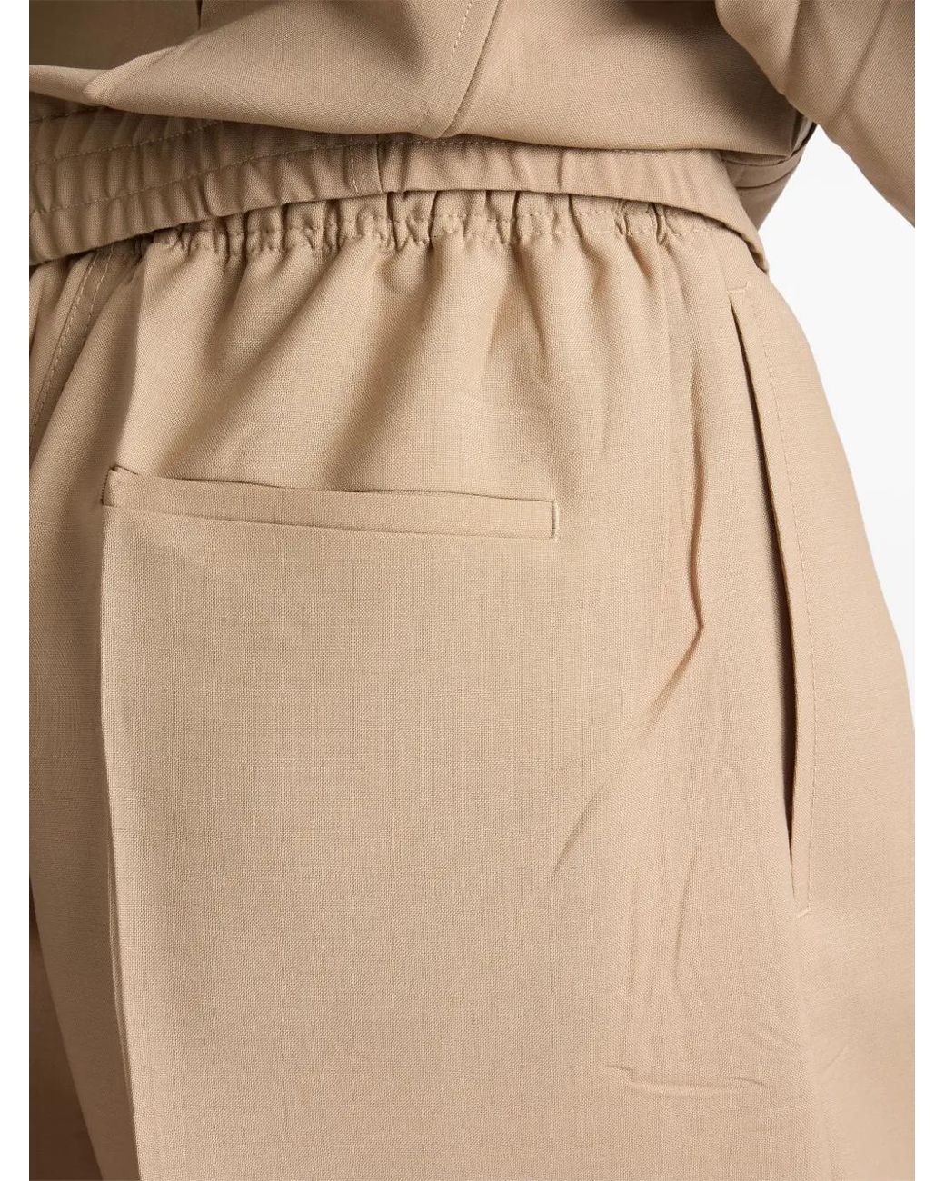 Prada Natural Light Mohair Trousers