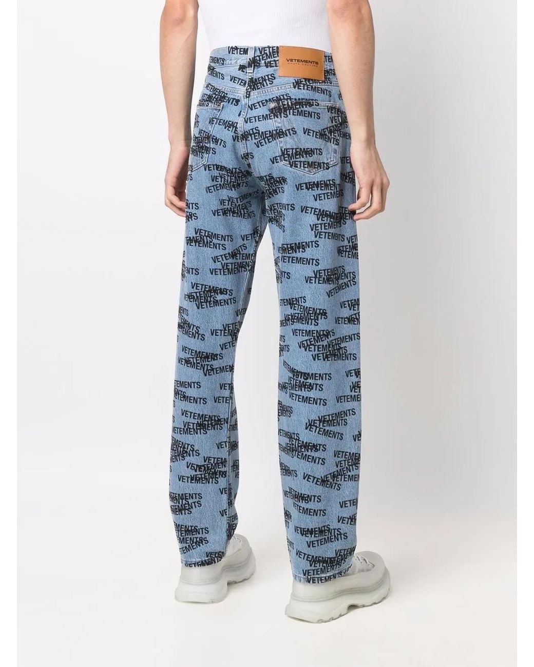 Vetements Jeans Blue for men